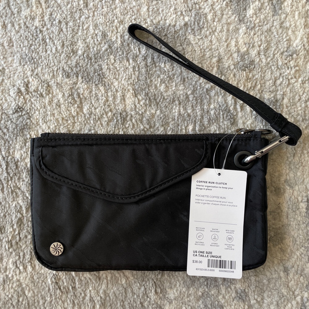 Athleta Coffee Run Clutch NWT